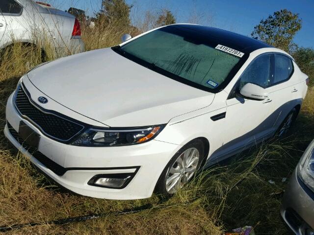 5XXGN4A7XFG509278 - 2015 KIA OPTIMA EX WHITE photo 2