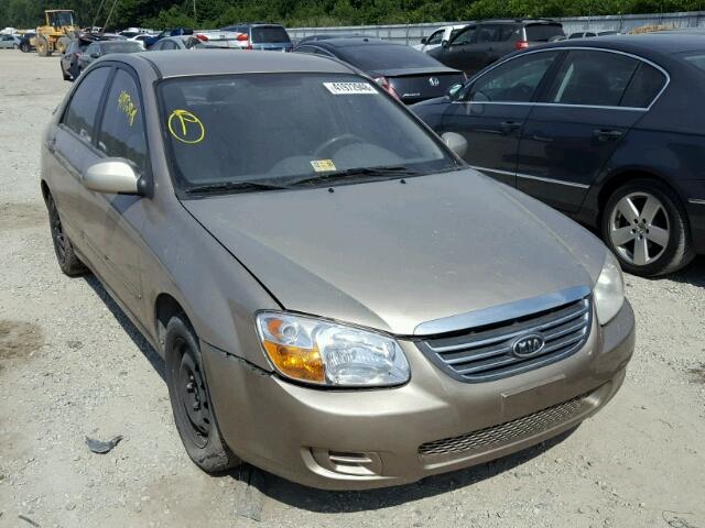 KNAFE221795599182 - 2009 KIA SPECTRA EX TAN photo 1