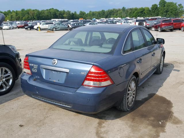 1MEHM431X5G606910 - 2005 MERCURY MONTEGO PR 蓝色 照片 4