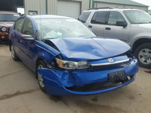 1G8AJ52FX4Z198856 - 2004 SATURN ION LEVEL BLUE photo 1