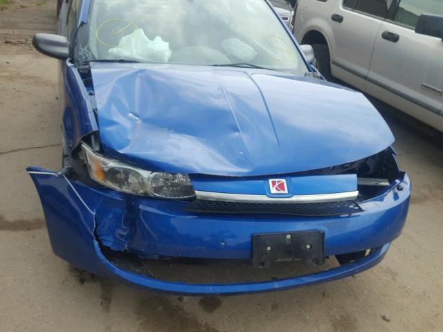 1G8AJ52FX4Z198856 - 2004 SATURN ION LEVEL BLUE photo 7