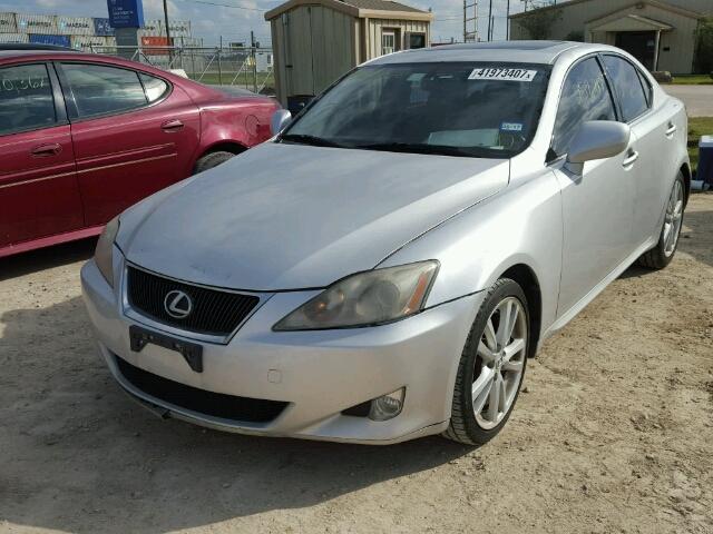 JTHBE262262006649 - 2006 LEXUS IS 350 SILVER photo 2