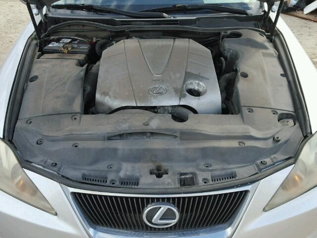 JTHBE262262006649 - 2006 LEXUS IS 350 SILVER photo 7