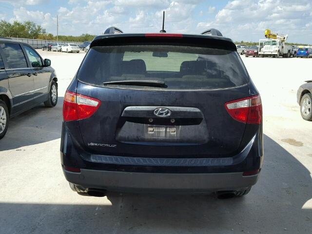 KM8NU4CC2CU187757 - 2012 HYUNDAI VERACRUZ G BLUE photo 10