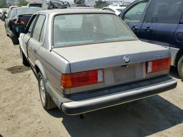 WBAAE5403H1695400 - 1987 BMW 325 BASE GRAY photo 3