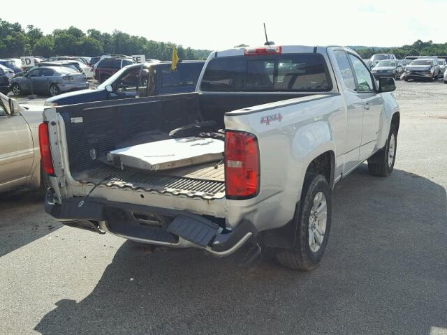 1GCHTCE33G1272092 - 2016 CHEVROLET COLORADO L SILVER photo 4