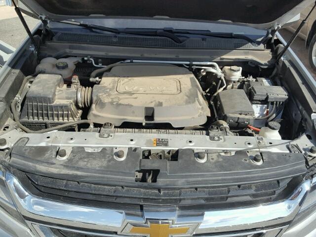1GCHTCE33G1272092 - 2016 CHEVROLET COLORADO L SILVER photo 7
