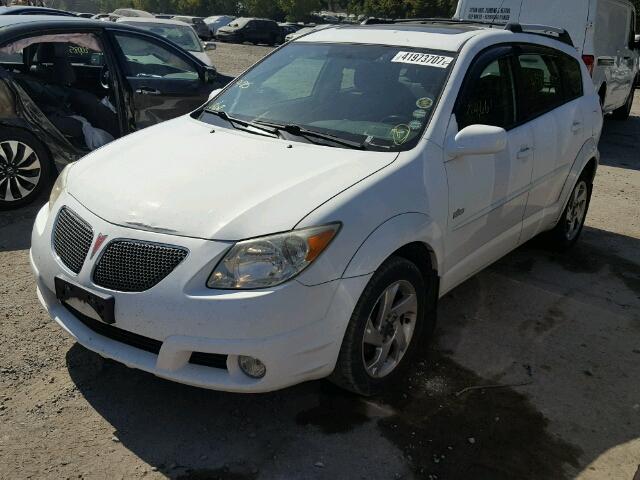 5Y2SM63895Z430243 - 2005 PONTIAC VIBE WHITE photo 2