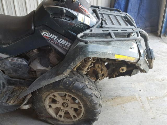 3JBEPSK108J000001 - 2008 CAN-AM OUTLANDER BLACK photo 9