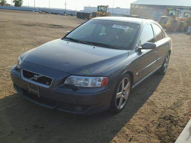 YV1RH527662514790 - 2006 VOLVO S60 R GRAY photo 2