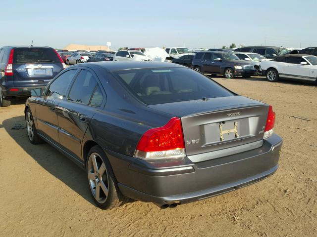 YV1RH527662514790 - 2006 VOLVO S60 R GRAY photo 3