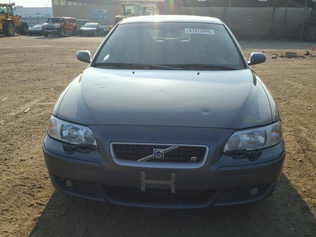 YV1RH527662514790 - 2006 VOLVO S60 R GRAY photo 9