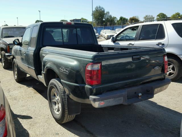 1FTZR45U22PA29073 - 2002 FORD RANGER SUP GREEN photo 3