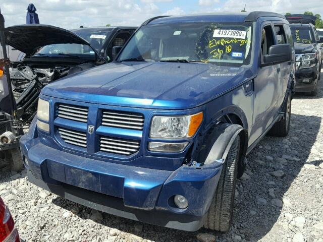 1D4PT4GK2AW173721 - 2010 DODGE NITRO HEAT BLUE photo 2