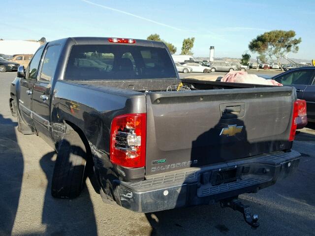 3GCPCSE00BG227018 - 2011 CHEVROLET SILVERADO GRAY photo 3