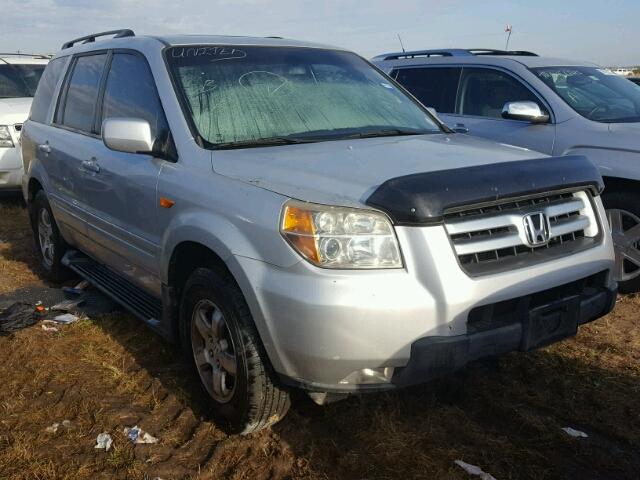 5FNYF28318B012781 - 2008 HONDA PILOT SE SILVER photo 1