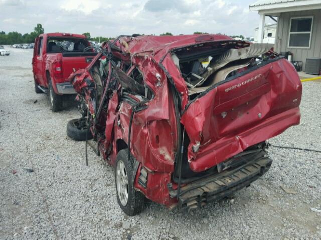 2D8GP74L23R123981 - 2003 DODGE GRAND CARA RED photo 3