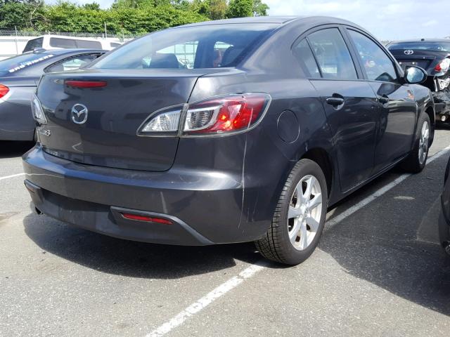 JM1BL1SG2A1337166 - 2010 MAZDA 3 I GRAY photo 4