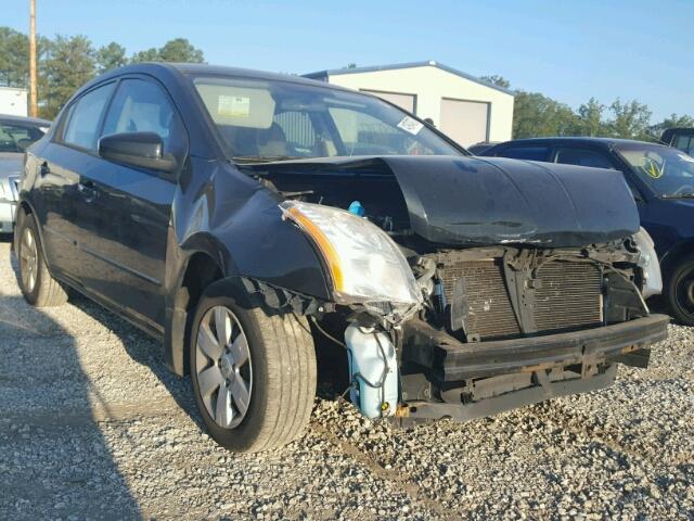 3N1AB6AP6CL638549 - 2012 NISSAN SENTRA BLACK photo 1