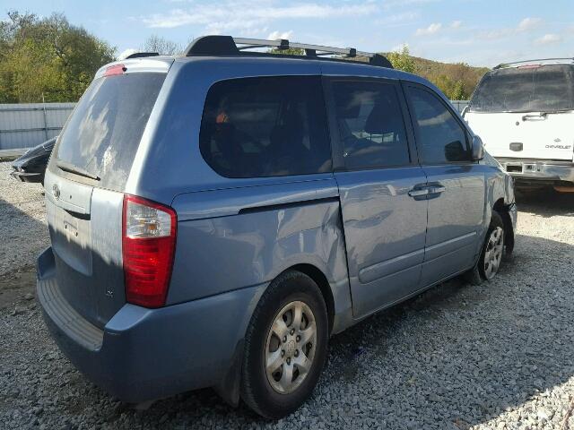 KNDMB233266094739 - 2006 KIA SEDONA BLUE photo 4