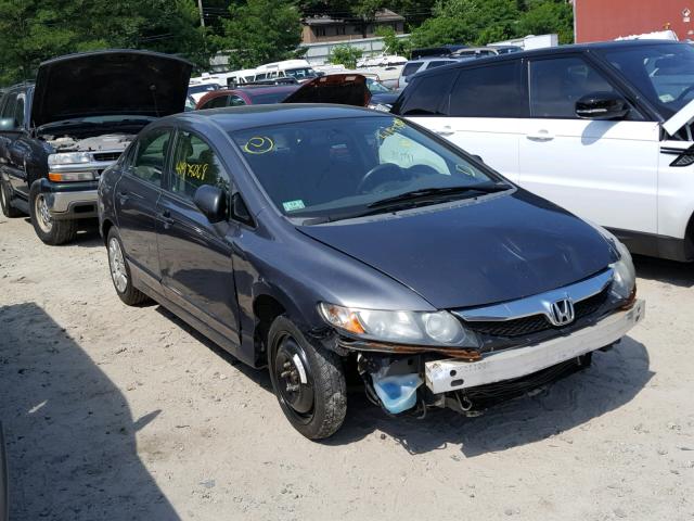 2HGFA15379H516303 - 2009 HONDA CIVIC VP GRAY photo 1