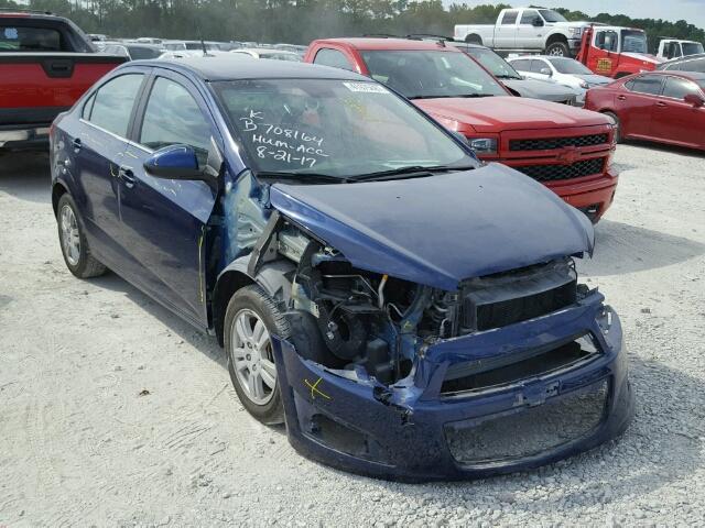 1G1JC5SH8D4239637 - 2013 CHEVROLET SONIC LT BLUE photo 1