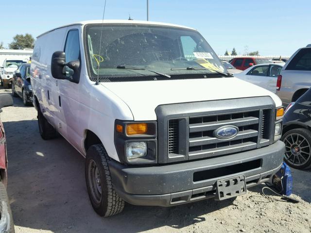 1FTNE14WX9DA78271 - 2009 FORD ECONOLINE WHITE photo 1