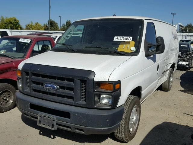 1FTNE14WX9DA78271 - 2009 FORD ECONOLINE WHITE photo 2