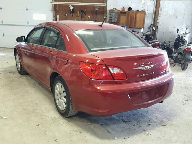 1C3LC46BX9N531215 - 2009 CHRYSLER SEBRING LX RED photo 3