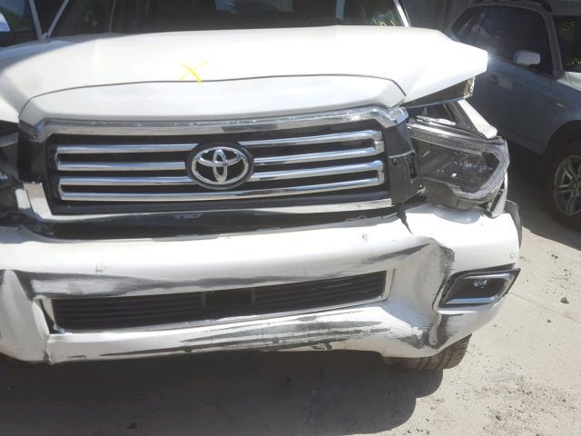 5TDDY5G19JS156445 - 2018 TOYOTA SEQUOIA PL WHITE photo 7