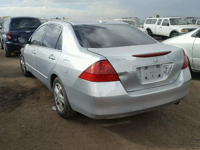 JHMCM56886C008736 - 2006 HONDA ACCORD EX SILVER photo 3