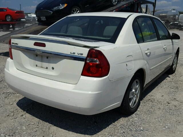 1G1ZT54845F162786 - 2005 CHEVROLET MALIBU LS 白色 照片 4
