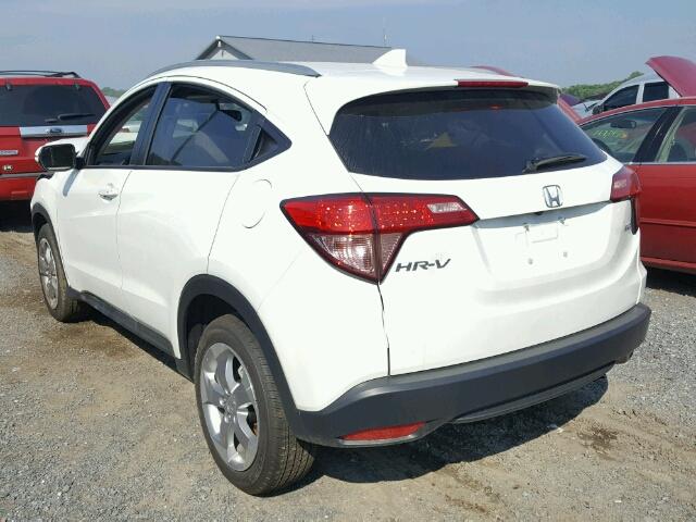 3CZRU6H79HM720450 - 2017 HONDA HR-V EXL WHITE photo 3