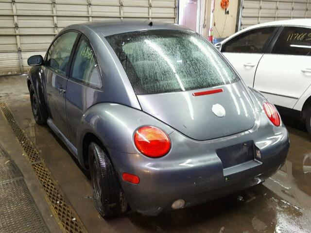 3VWBK21C43M413514 - 2003 VOLKSWAGEN NEW BEETLE GRAY photo 3