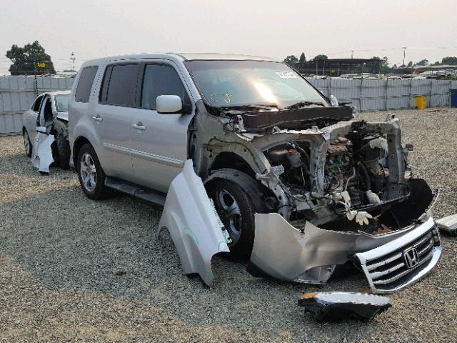 5FNYF4H72CB004485 - 2012 HONDA PILOT EXLN SILVER photo 1