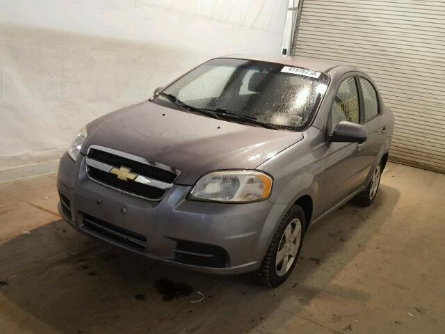 KL1TD5DE4BB243538 - 2011 CHEVROLET AVEO LS GRAY photo 2