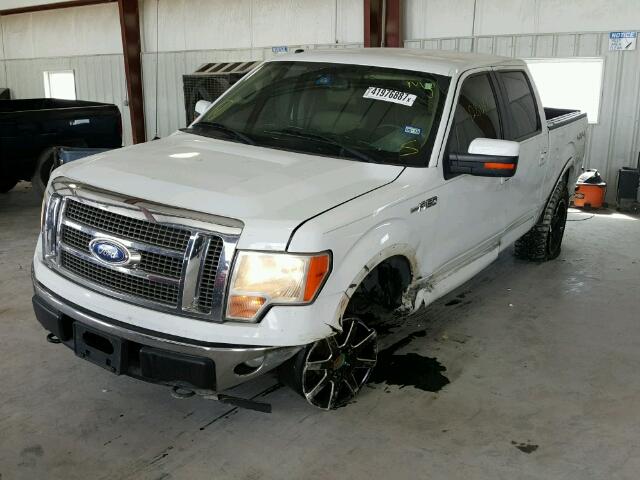 1FTPW14V19KC92848 - 2009 FORD F150 SUPER WHITE photo 2