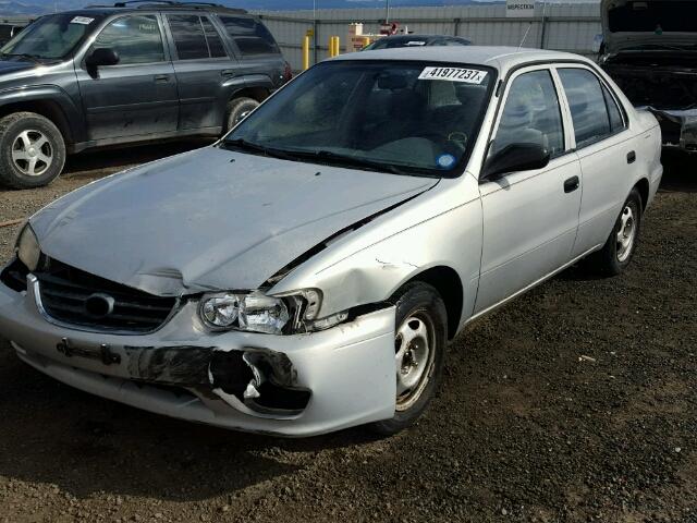 1NXBR12E31Z467013 - 2001 TOYOTA COROLLA SILVER photo 2