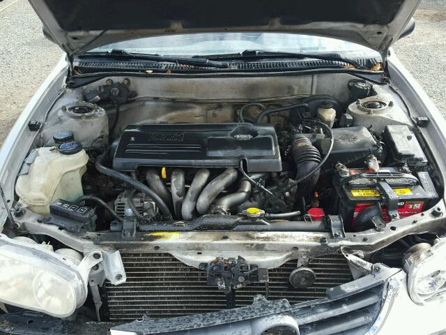 1NXBR12E31Z467013 - 2001 TOYOTA COROLLA SILVER photo 7