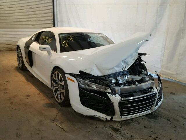 WUAGNAFG5EN001412 - 2014 AUDI R8 5.2 QUA WHITE photo 1