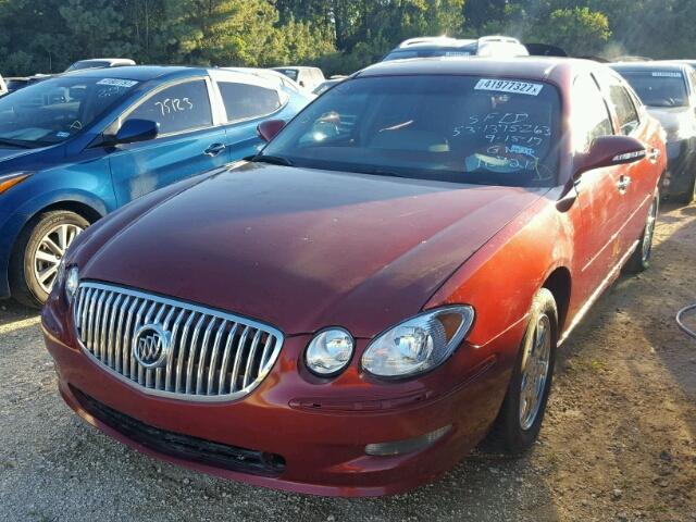 2G4WD582271113721 - 2007 BUICK LACROSSE C RED photo 2