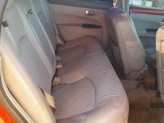 2G4WD582271113721 - 2007 BUICK LACROSSE C RED photo 6