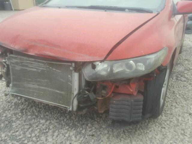 2HGFG12938H550860 - 2008 HONDA CIVIC EXL 红色 照片 10