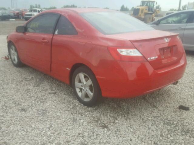 2HGFG12938H550860 - 2008 HONDA CIVIC EXL 红色 照片 3