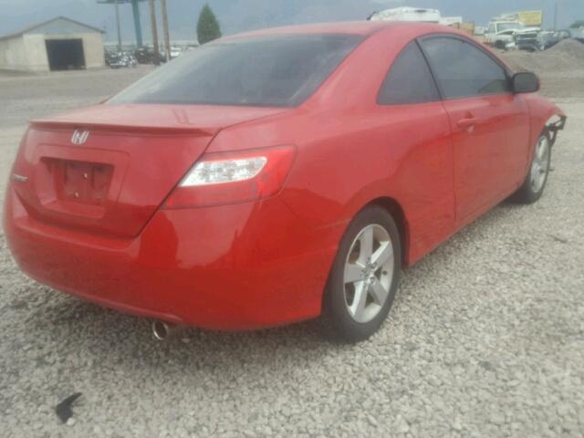 2HGFG12938H550860 - 2008 HONDA CIVIC EXL 红色 照片 4