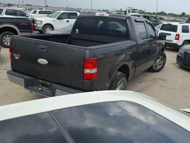 1FTRW12W86KC29679 - 2006 FORD F150 BROWN photo 4