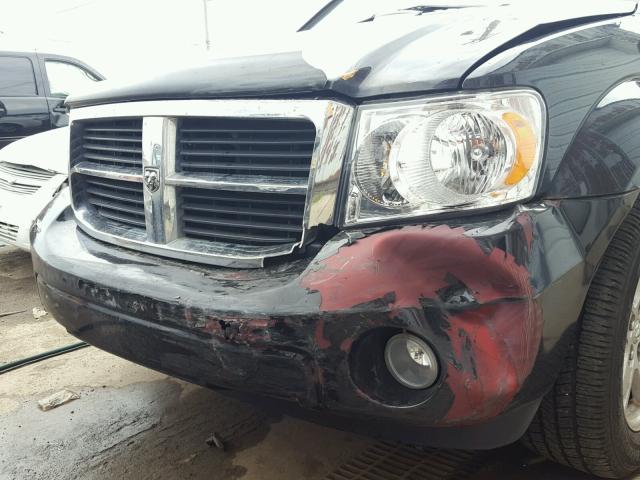 1D8HB48PX7F506210 - 2007 DODGE DURANGO SL BLACK photo 9