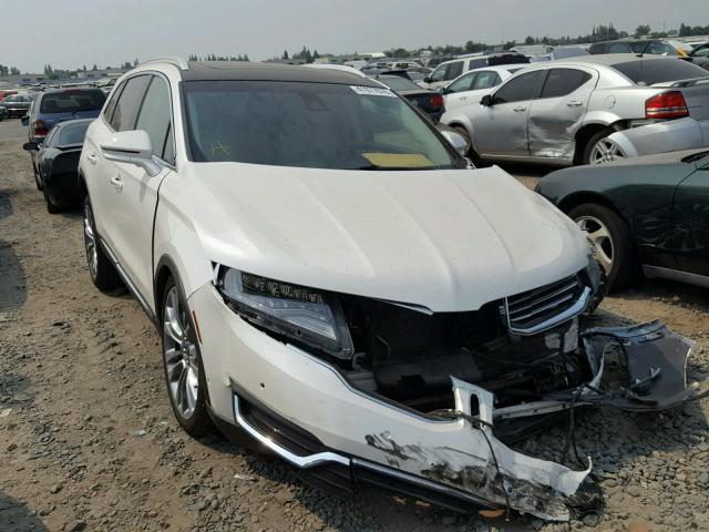 2LMTJ8LP0GBL61691 - 2016 LINCOLN MKX RESERV WHITE photo 1