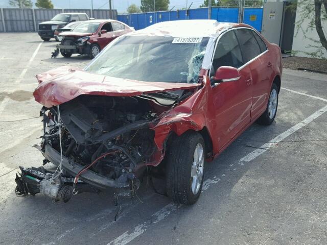 3VWRM71K39M073486 - 2009 VOLKSWAGEN JETTA SE RED photo 2