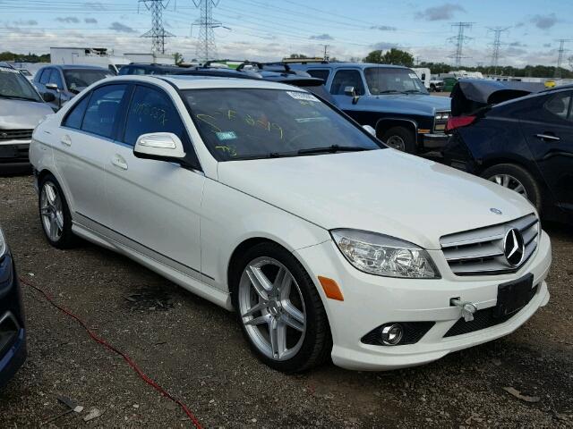 WDDGF54X99R065901 - 2009 MERCEDES-BENZ C WHITE photo 1